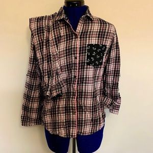 Victoria's Secret Plaid Pajama Set Size Small